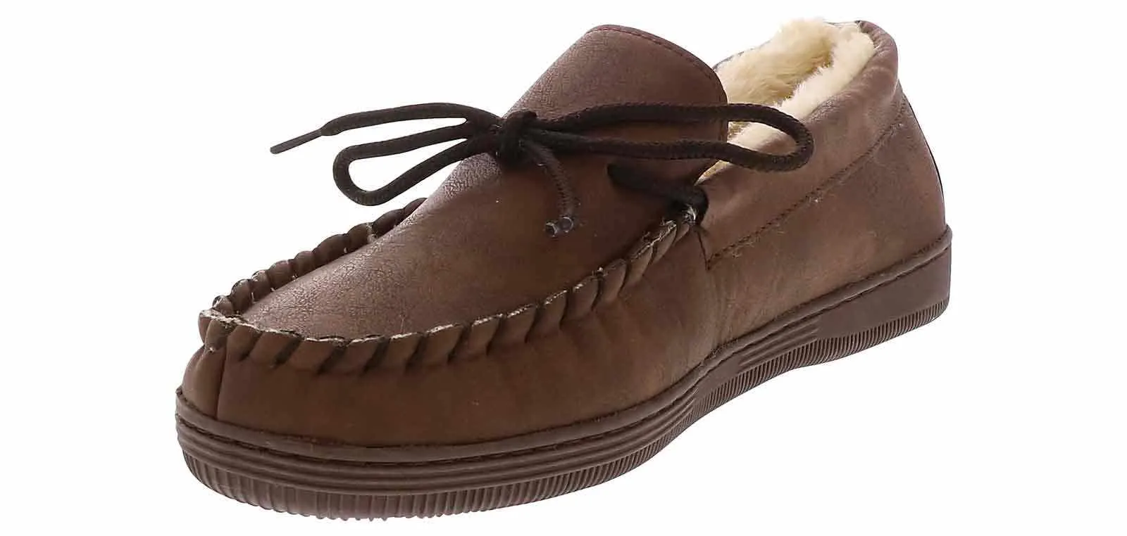 Lamo Classic Moc Waxed Men’s Wide-Width Comfort Slipper-