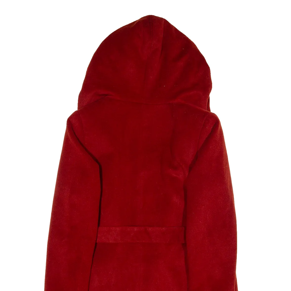 LAUREN RALPH LAUREN Soft Touch Womens Jacket Red Wool Hooded M