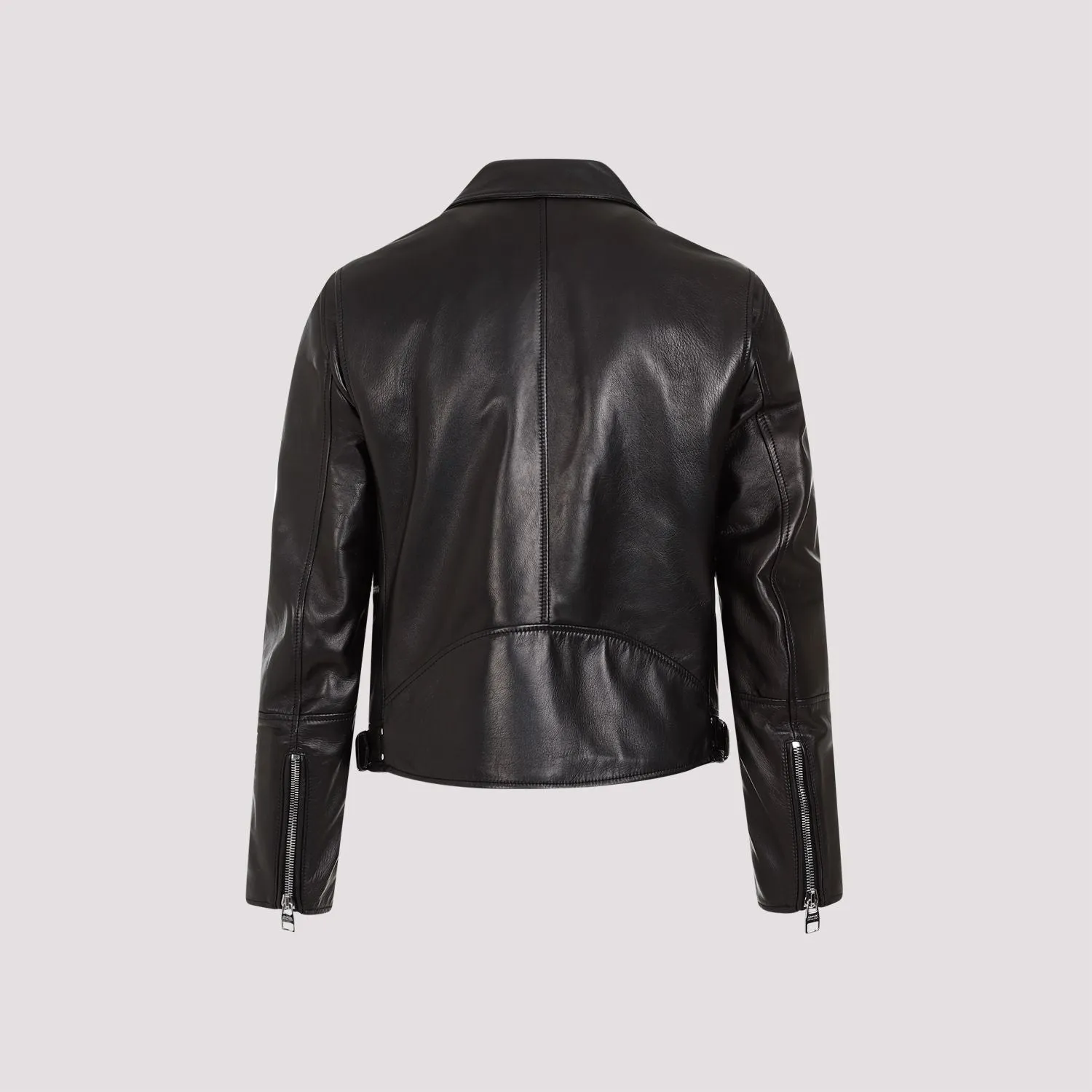 LEATHER BIKER JACKET