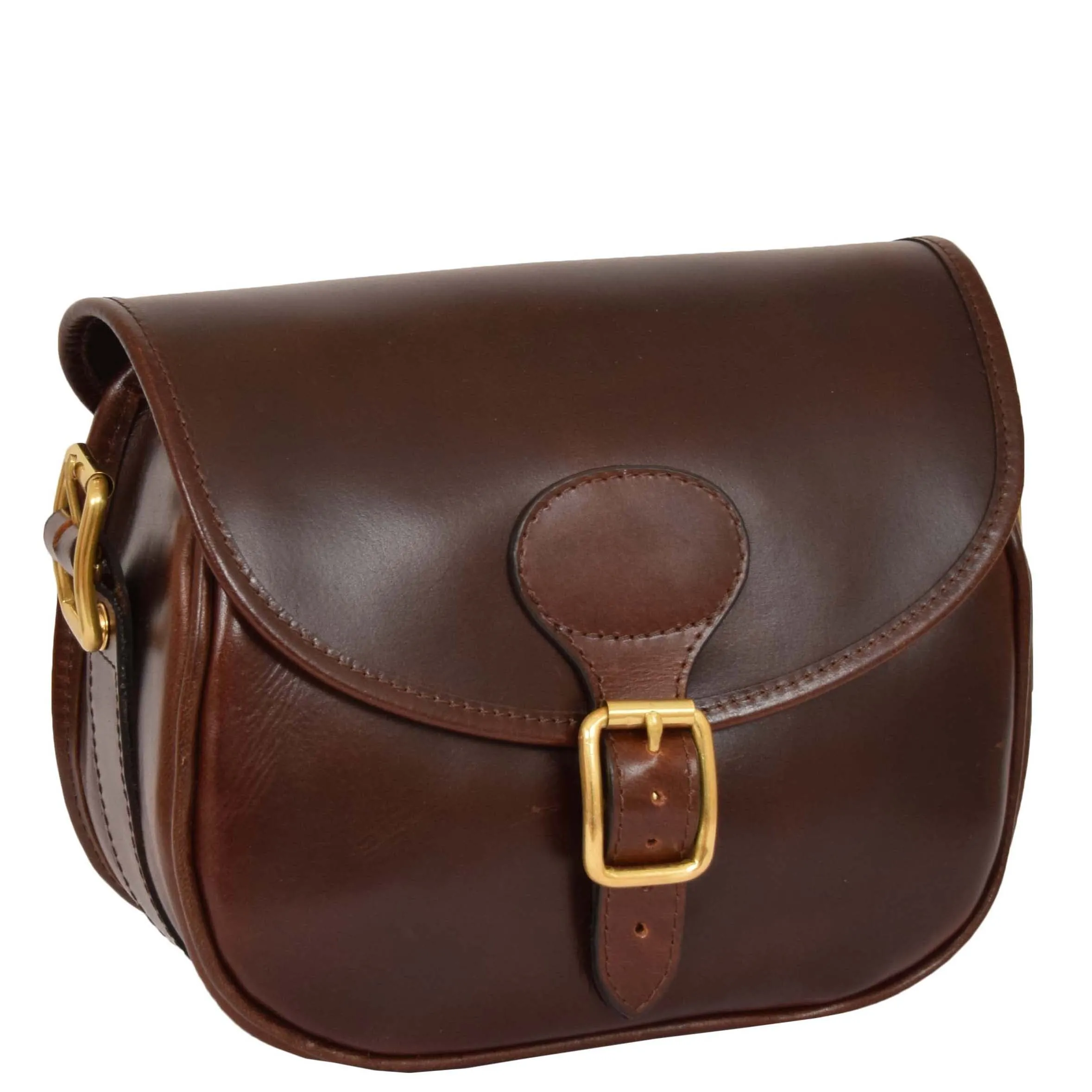 Leather Cartridge Bag 90 Rounds Capacity Neo Brown