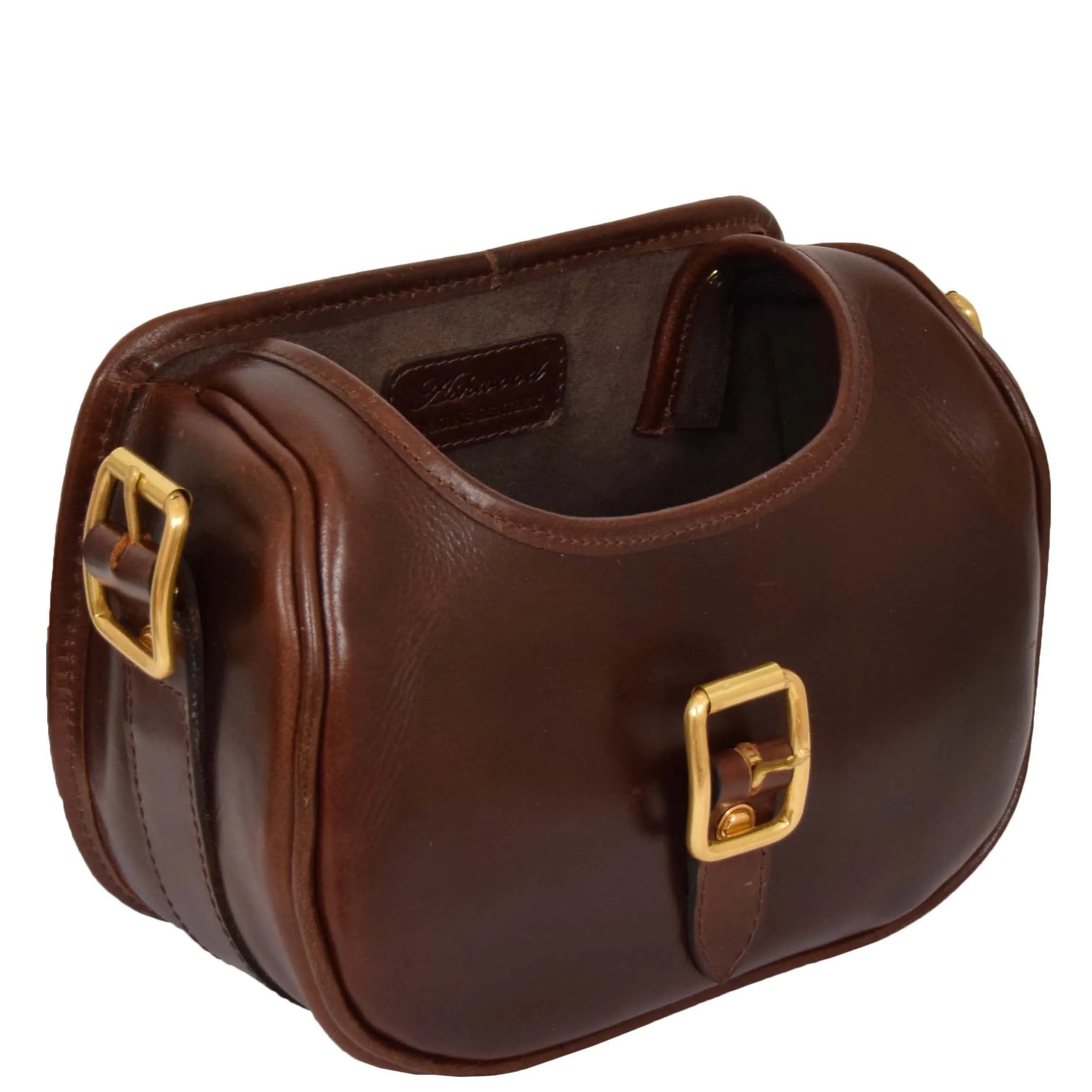 Leather Cartridge Bag 90 Rounds Capacity Neo Brown