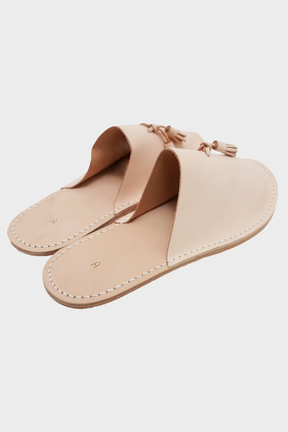 Leather Slipper - Natural