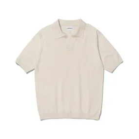 Leif Cotton Linen Polo - Kit White