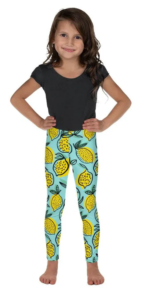 Lemon Pattern Kid's Leggings