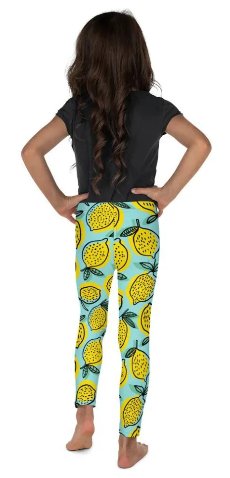 Lemon Pattern Kid's Leggings