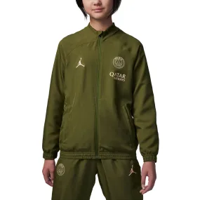 Lids Youth Jordan Brand  Olive Paris Saint-Germain 2023/24 Strike Full-Zip Track Jacket