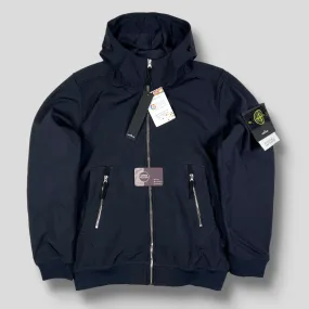 Light Soft Shell-R e-dye technology Hooded Jacket Navy