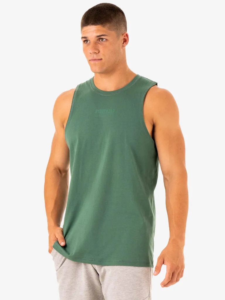 Limitless Baller Tank - Forest Green