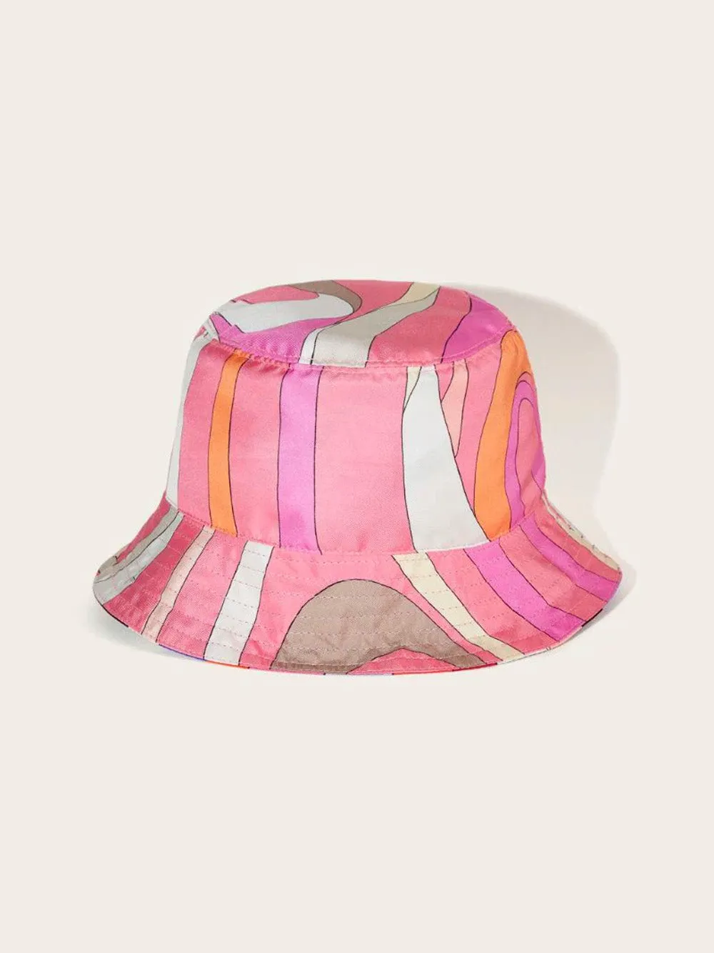 Logo-Embroidered Silk Reversible Bucket Hat