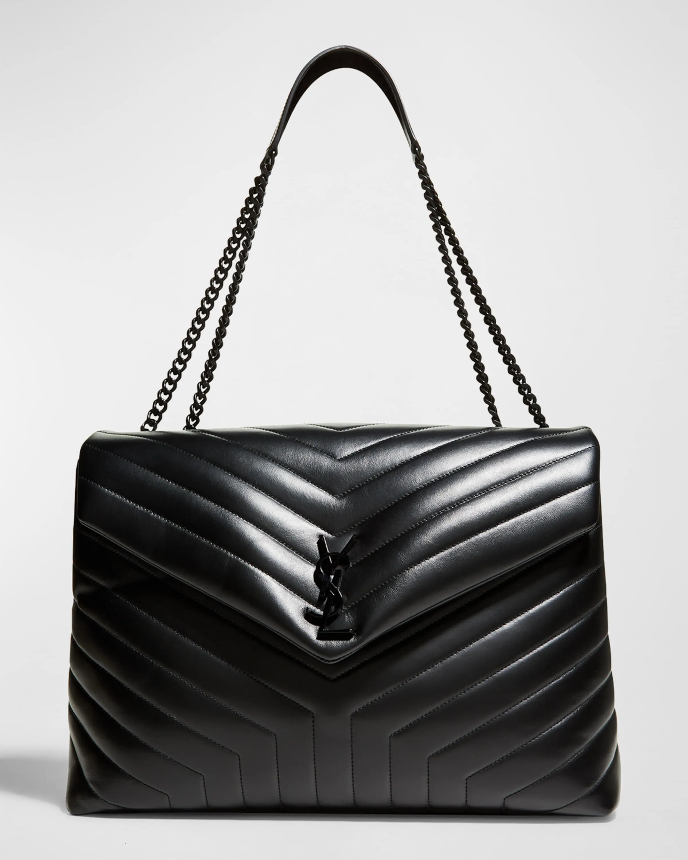 Loulou Large YSL Shoulder Bag in Quilted Leather