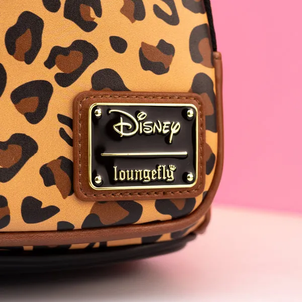 Loungefly x Disney Minnie Mouse Leopard Print Mini Backpack