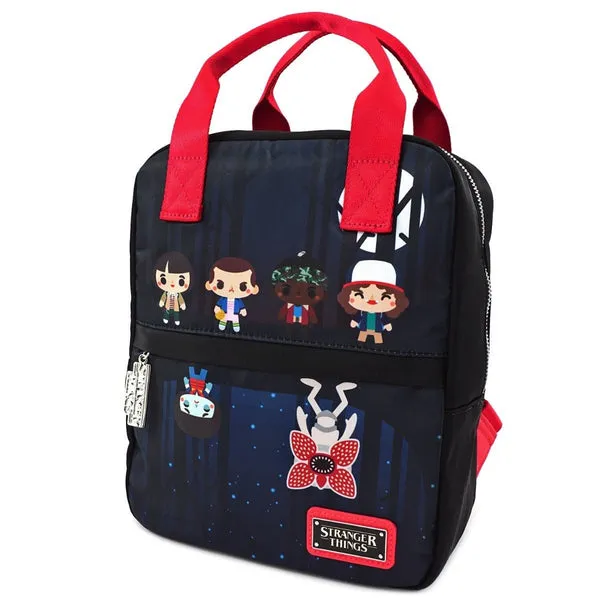 Loungefly x Stranger Things Poly-Nylon Square Chibi Backpack