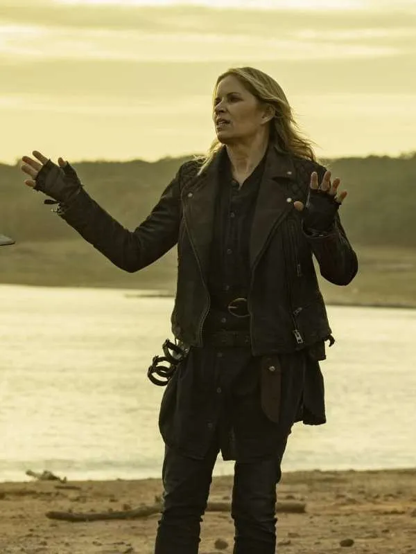 Madison Clark Fear the Walking Dead 2023 Black Leather Jacket