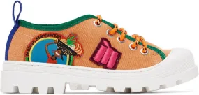 Maison Mangostan Kids Orange Gungo Sneakers