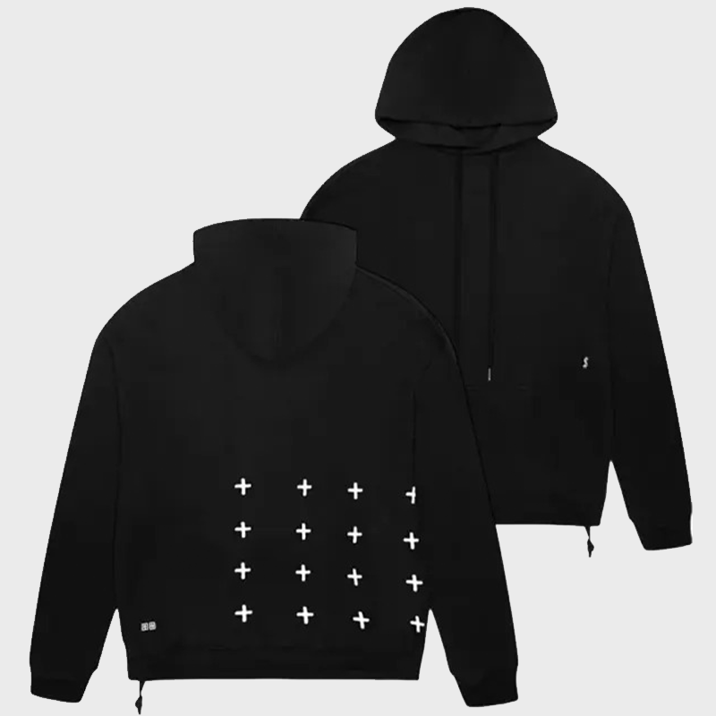 Men And Women Ksubi 4 X 4 Biggie Pullover Hoodie In Black