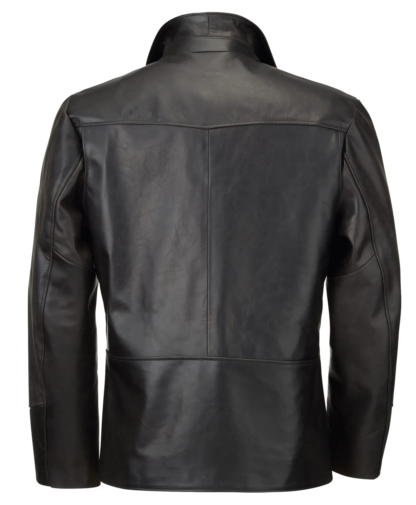 Men horse leather jacket pull up, Black brown | Manufactum