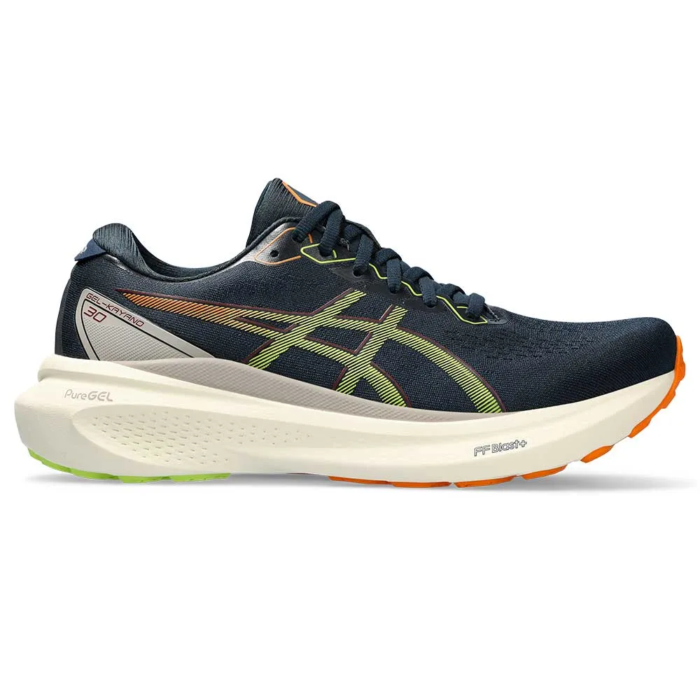 Men's Gel-Kayano 30 Running Shoe - French Blue/Neon Lime - Regular (D)