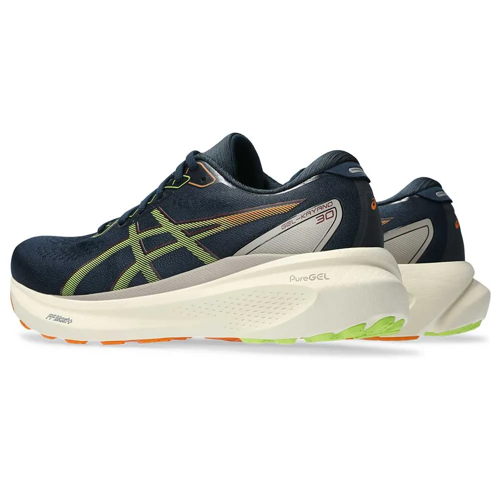 Men's Gel-Kayano 30 Running Shoe - French Blue/Neon Lime - Regular (D)