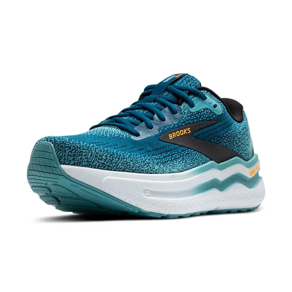 Men's Ghost Max 2 Running Shoe - Moroccan Blue/Aqua/Orange Pop - Regular (D)