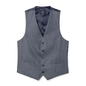 Men's Hackett, Brushed Birdseye Waistcoat in Grey