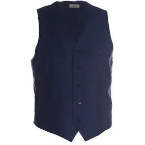 Men's Hackett, Mayfair Birdseye Windowpane Waistcoat in Navy