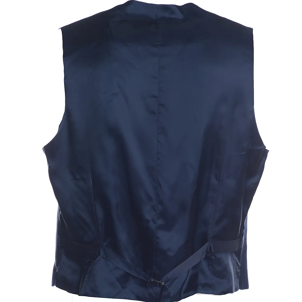 Men's Hackett, Mayfair Hopsack DB Waistcoat in Navy