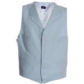 Men's Hackett, SB Linen Waistcoat in Blue