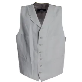 Men's Hackett, SB Linen Waistcoat in Grey