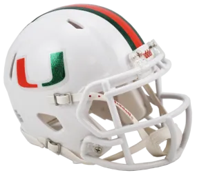 Miami Hurricanes Riddell Speed Mini Helmet