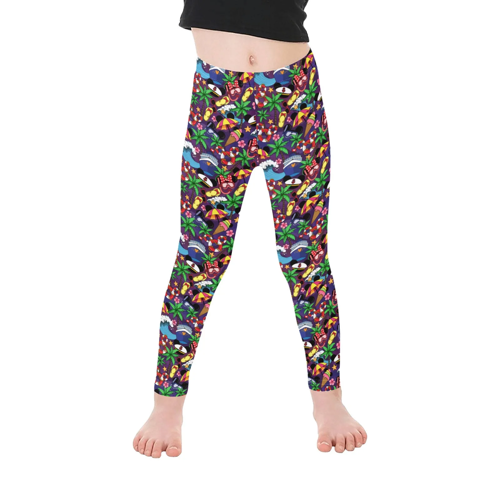 Mickey And Minnie Cruise Kid's Leggings