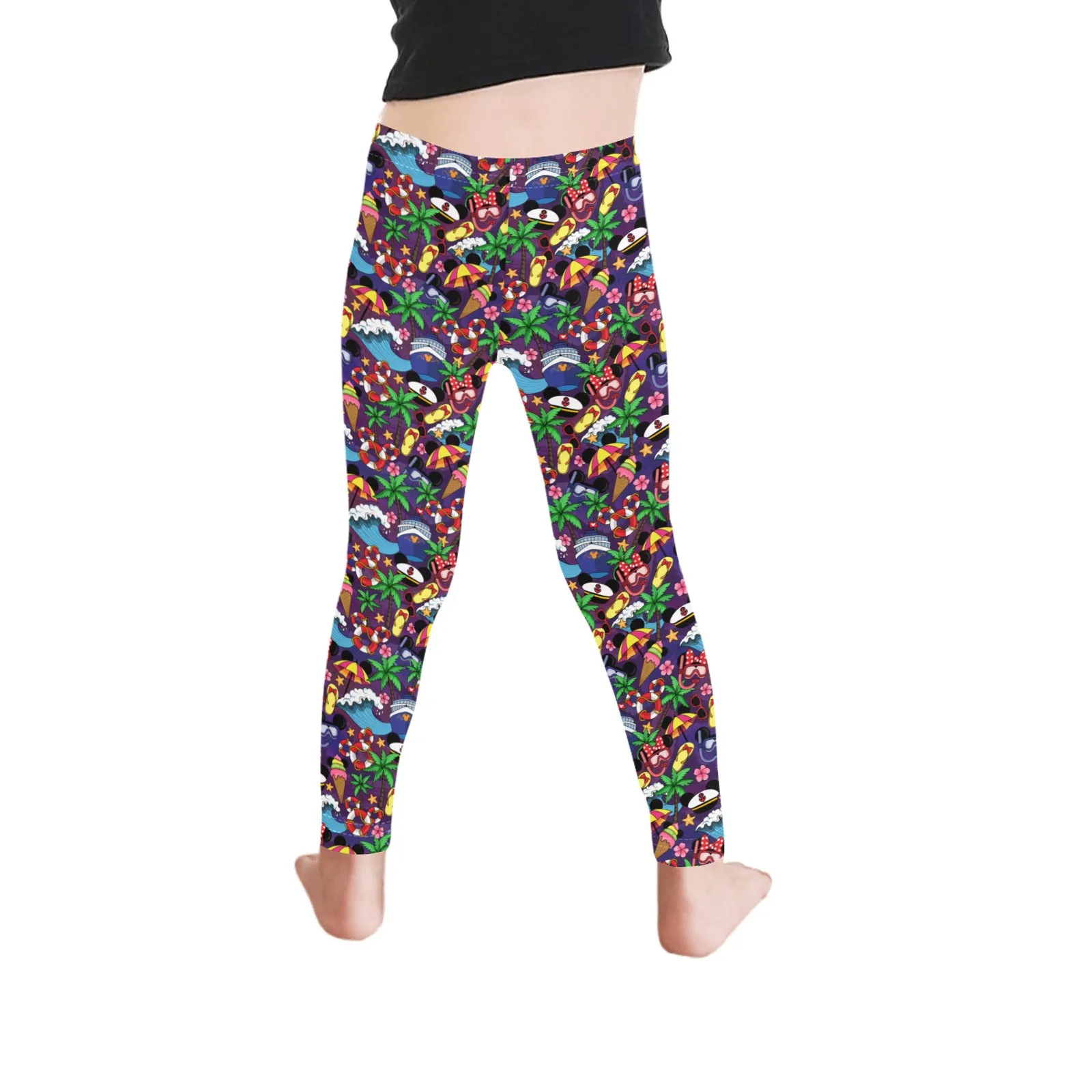 Mickey And Minnie Cruise Kid's Leggings