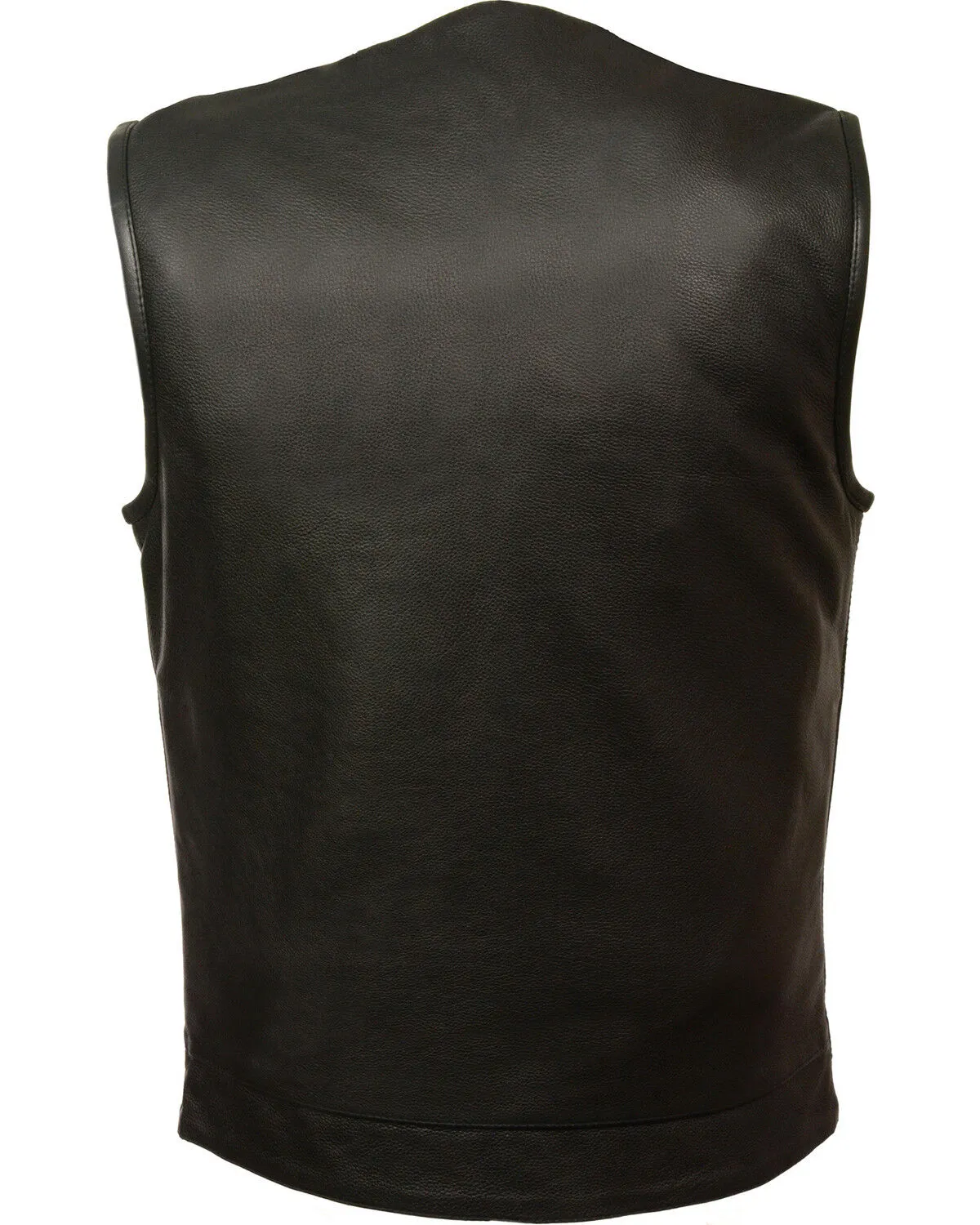 Milwaukee Leather Men's Collarless Club Style Vest - Big 5X