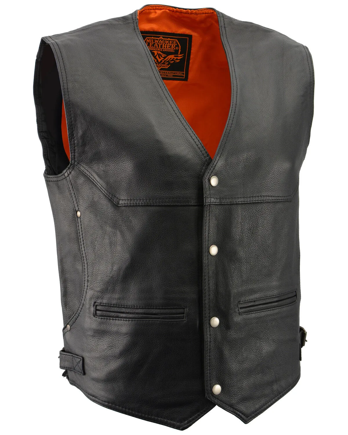 Milwaukee Leather Men's Deep Pocket Vest - Big 3X