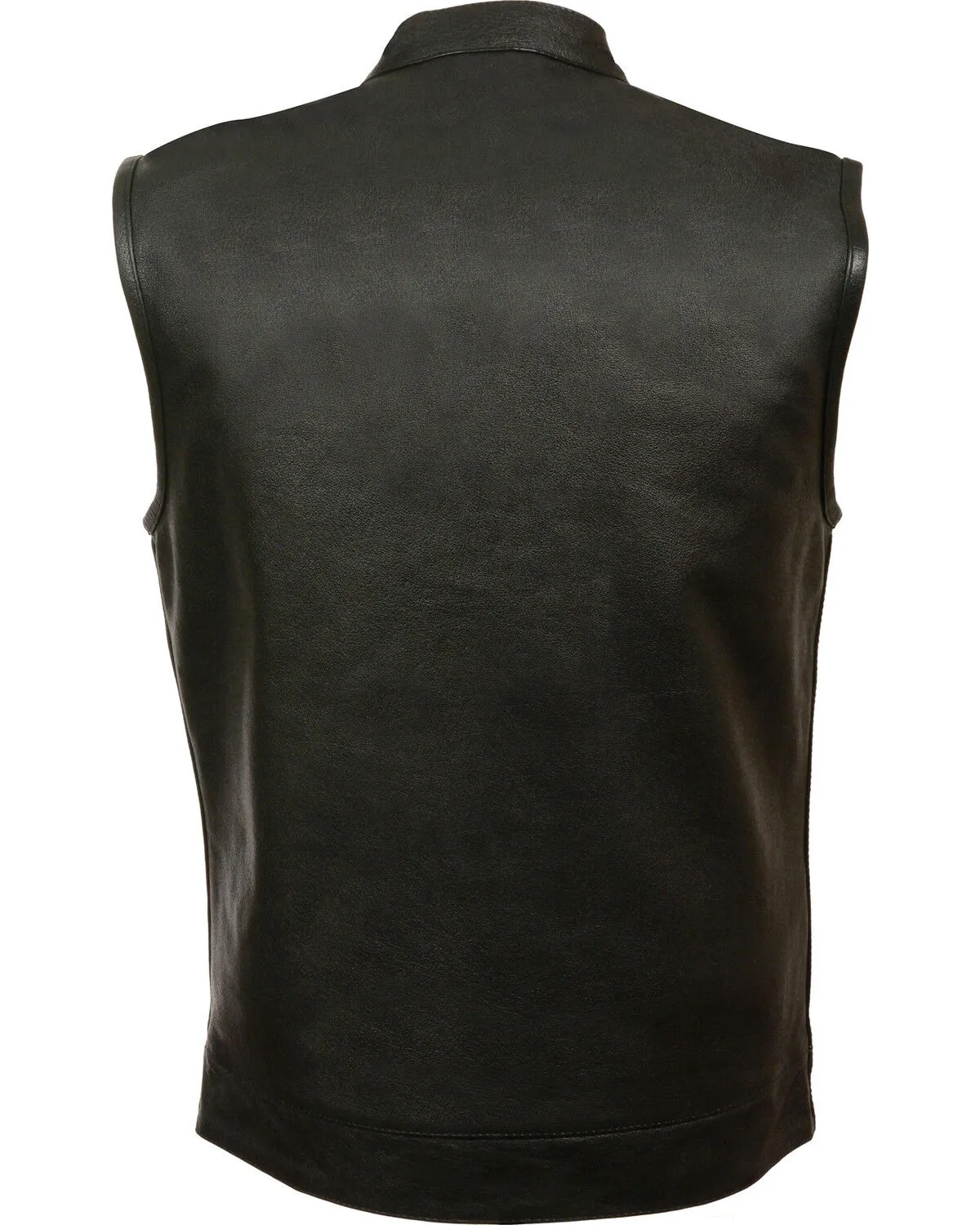 Milwaukee Leather Men's Open Neck Club Style Vest - 5X