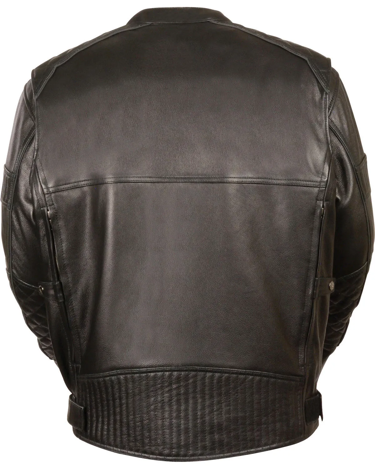 Milwaukee Leather Men's Quilted Pattern Scooter Jacket - Big 4X