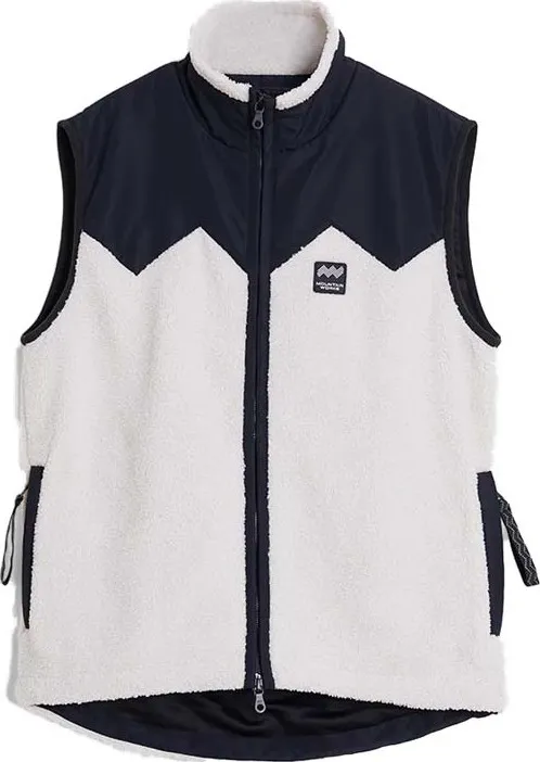 Mountain Works Unisex Pile Fleece Vest Ivory | Buy Mountain Works Unisex Pile Fleece Vest Ivory here | Outnorth