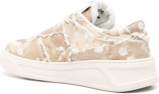 MSGM FG1 raw-cut sneakers Neutrals