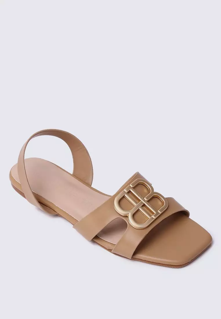 My Ballerine My Ballerine Berenice Comfy Sandals In Nude