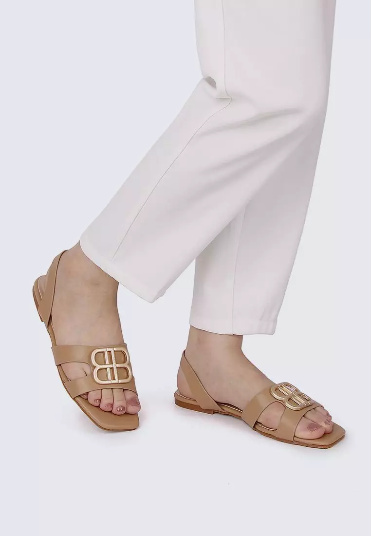 My Ballerine My Ballerine Berenice Comfy Sandals In Nude