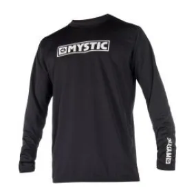 Mystic Star Mens Long Sleeve Quickdry Rash Vest - Black