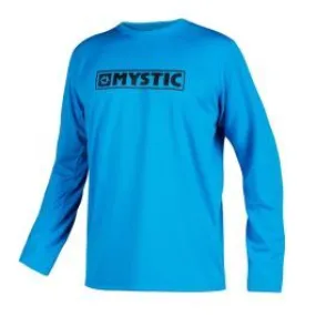 Mystic Star  Mens Long Sleeve Quickdry Rash Vest - Blue