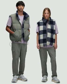 National Geographic Jessener Reversible Fleece Vest - Deep Sea Navy | SurfStitch