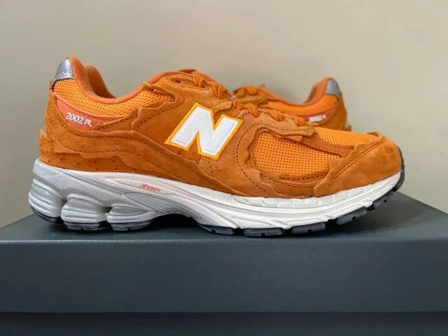 New balance 2002r refined future vintage orange