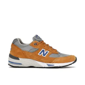 New Balance 991 Yellow Blue Grey | M991YBG | Laced