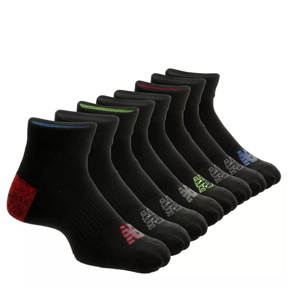 NEW BALANCE  BOYS ATHLETIC QUARTER SOCKS 8 PAIRS