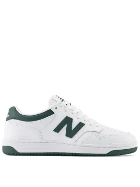 New Balance Men's 480 Trainers - White/Green