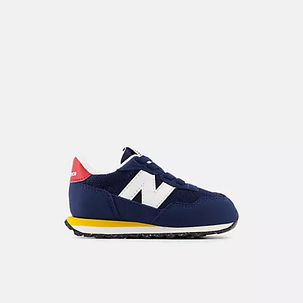 New Balance Toddler 237 Navy with Varsity Gold