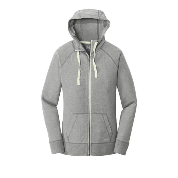 New Era Ladies Sueded Cotton Blend Full-Zip Hoodie