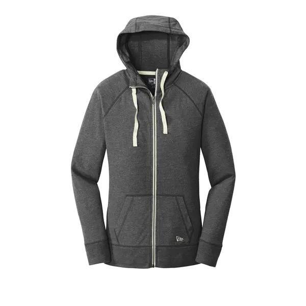 New Era Ladies Sueded Cotton Blend Full-Zip Hoodie