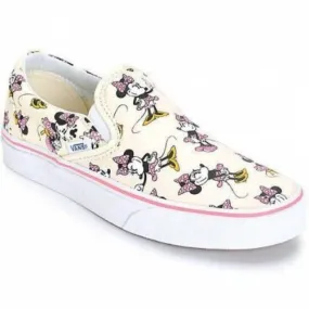 NEW VANS X Disney CLASSIC SLIP ON MINNIE MOUSE Print SHO...